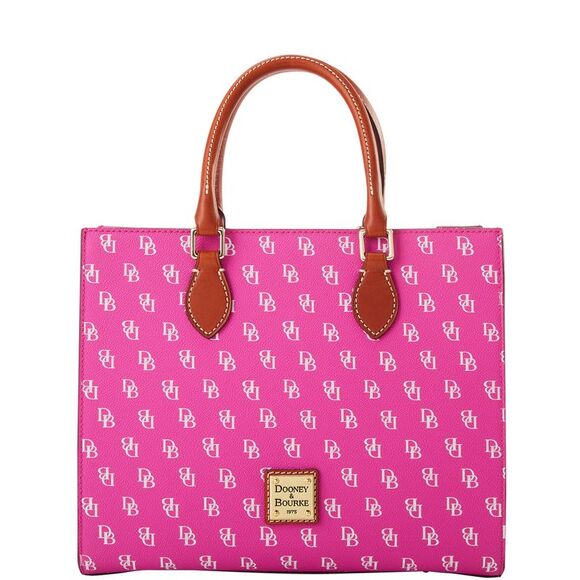 Dooney & Bourke Handbags - Dooney & Bourke Gretta Janine Top Handle Bag - Fuchsia